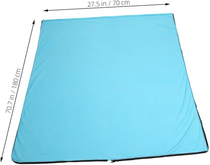 Winter Sleeping Bag Fleece Lining Compact for Camping Hiking and Home Use Sky