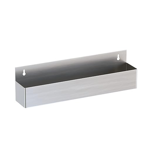 Stainless Steel Single Tier Speed Rail Liquor Rack Speed Rack Bottle Holder - 22 Inch