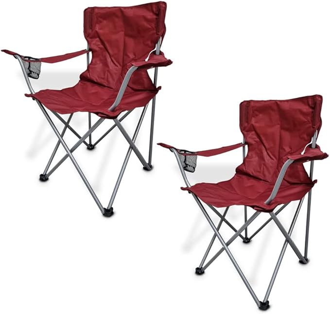 Folding Chair Red (pack of 2)