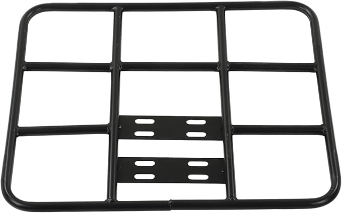 Food Delivery Box Rack Rear Grille Universal Motorcycle Rear Rack Extension 80kg Loading Seamless Steel Tube for Motorcycle Electric Bicycle(53/43-Type 2)