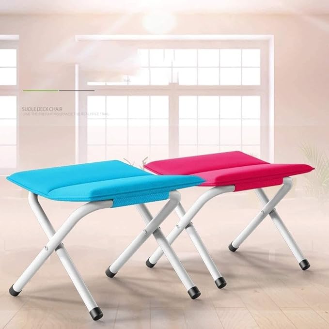 Camping Chair Foldable Fishing Chair Ultra-Light Portable Aluminum Alloy Picnic Chair Supports 100KG for Camping Fishing and Picnics