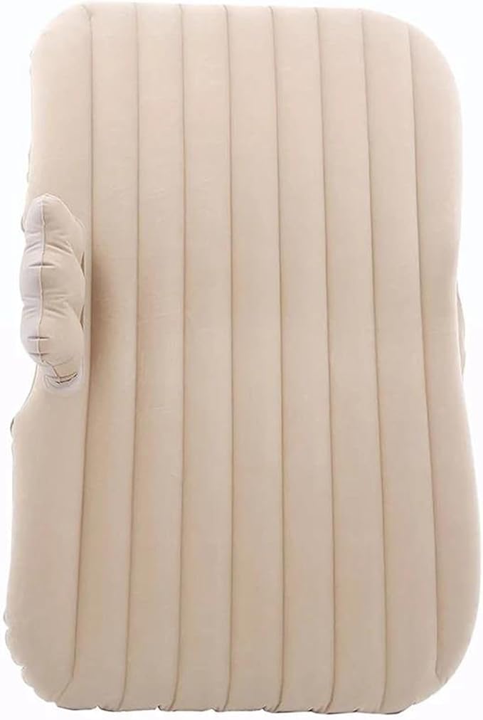 Car Inflatable Mattress SUV Car Camping Sleeping Mat Foldable Anti-Fall Design Wavy Stripes Comfortable Mattress 72 Hours Leakage Test