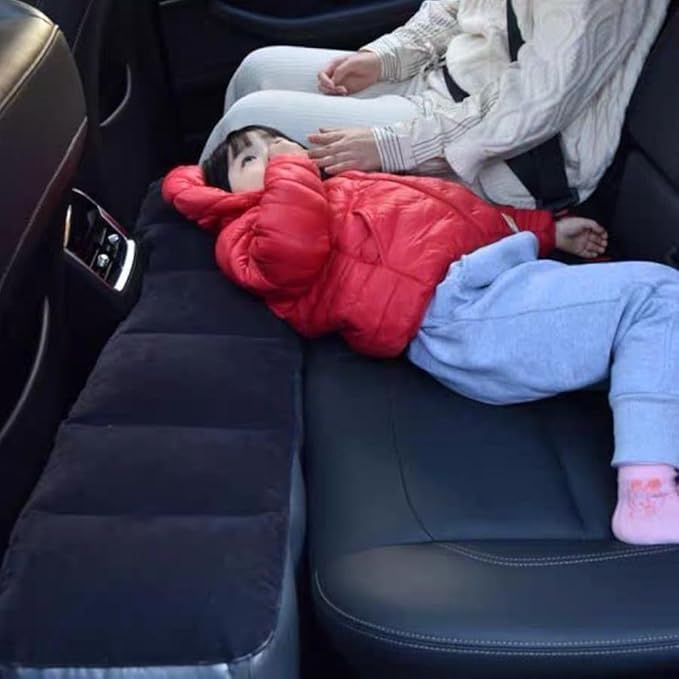 Car Bed Car Air Bed Car Mattress Back Seat Bed Back Seat Gap Filler Pad Inflatable Extender Portable Sleeping Accessories for SUV Camping Travel Rest