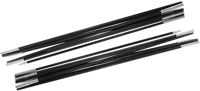 Alomejor Tent Pole Lightweight and Durable Fiberglass 2-Piece Awning Frame Kit for Camping Picnics Patio and Balcony Use