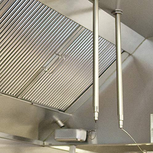 Commercial Kitchen Restaurant Duty Canopy Hood Grease Cup- Removable Keyhole Mount 2.5” Deep