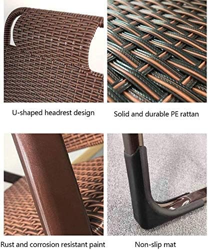 Folding Deck Chair Rattan Summer Chair Reclining Chairs Deck Chair Folding Lunch Break Wicker Chair Nap Balcony Household Leisure Old Man Chair Gravity Folding Deck Chair Beautiful Scenery