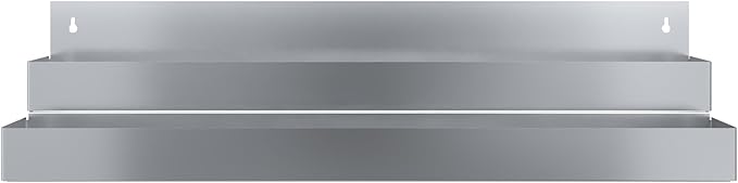 32 Double Bottle Rack for Bars Restaurants &amp Foodservice | Dual-Line Underbar Organizer Speed Rails Made up of Stainless Steel (32 Double Rail)