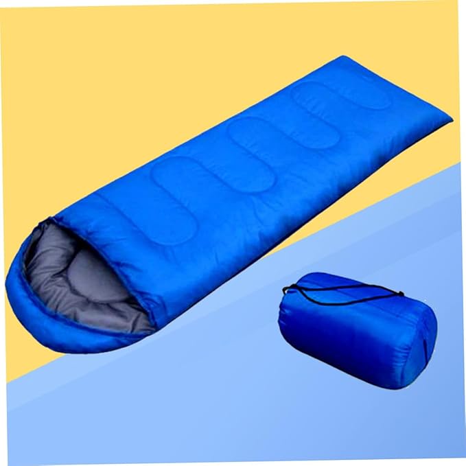 Luxshiny Envelope with Drawstring Hood Lightweight Outdoor Camping Gear for Hiking and Backpacking Compression Sack Included Blue Suitable for Spring to Autumn