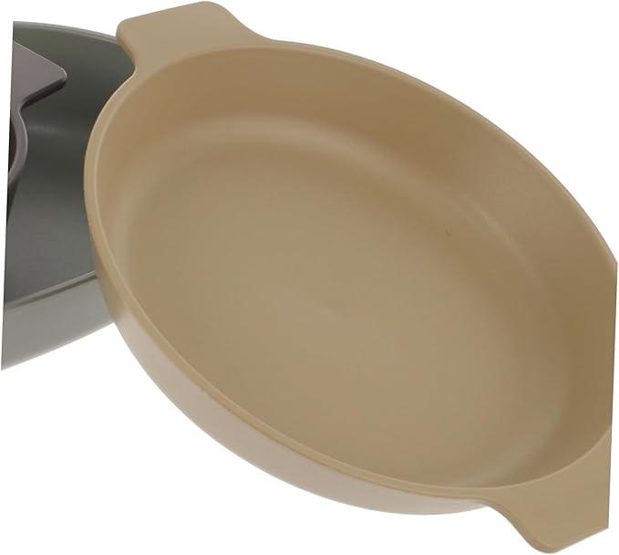 Portable Dish Set Outdoor Camping Bowl Plate Plastic Dinnerware Set Speckled Dinnerware for Dining Table