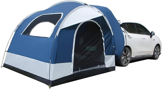 Car-Mounted Tent8.2x8.2x6.56ft Vehicle Camping Tent w/Mat &amp Storage Bag201D Oxford Fabric Waterproof Vehicle-Mounted Tents for SUV Off-Road Camping Travel