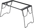 Bridge Table Frame Folding Metal Desk High Strength Grill Camping Table No Countertop for Traveling Fishing Hiking Garden BBQ