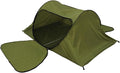 Portable Camping Tent with Double Door Design Folding Mosquito Net Shelter with Storage Bag Army Green