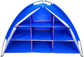 Camping Storage Tent with 9 Shelves for Shoes and Camping Gear Organization Cabinet Waterproof Portable Oxford Cloth for Hiking