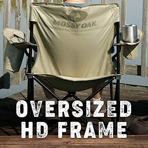 Mossy Oak Heavy Duty Folding Camping Chairs Lawn Chair