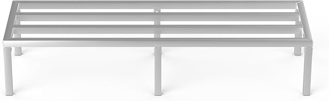 60 Long x 20 Wide | Height: 12 Off The Floor Aluminum Dunnage Rack | Storage in Restaurant Kitchens and Garages and More!
