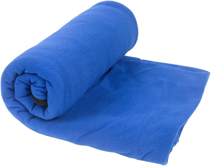Double-Sided Fleece Camping Blanket Lightweight Portable Outdoor Blanket for Travel Picnic Rest and Camping