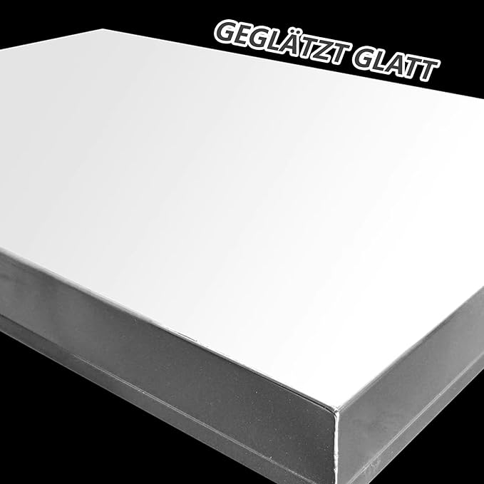 Rectangular Stainless Steel Drip Pan for Outdoor AC Units &amp Plant Pot Tray - Durable Weather-Resistant 50x120cm (20x47in) Prevents Water Seepage &amp Spills Keeps Floors Clean