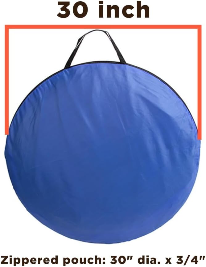 Pop-Up Beach Tent Sun Shade Portable Outdoor Family Shade Tent with Carrying Bag (Shelter Measures: 86 L x 47 W x 39 H)