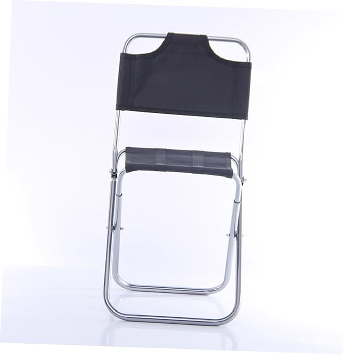 Collapsible Camping Chair Aluminum Folding Stool Padded Beach Seat Lightweight for Travel Rocker Chair