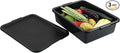 Xyskin Storage Utility Bus Tote with Lid Restaurant Commercial Bus Box 3 Packs