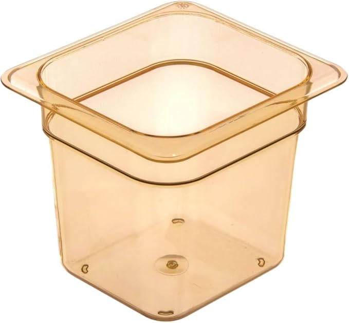 Power Tools For Carlisle 3088513 2.5 qt. StorPlus High Heat Plastic Food Pan - Amber Mod-C26PO-4884