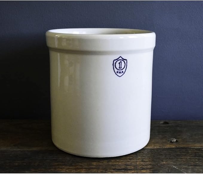 Gardener's Supply Company Ohio Stoneware 1GC Crock 7-34/x8-1/4-1 Gallon