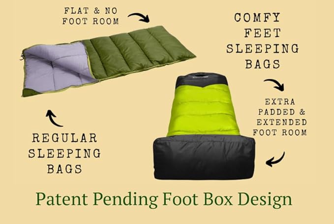 Comfy Feet Sleeping Bag