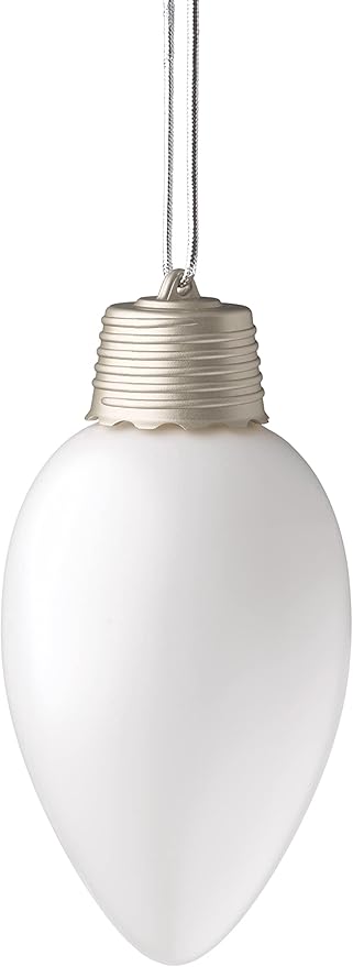 Xodus Innovations WP900-3 Battery Powered Hanging Decorative Outdoor Pulsing 8 inch C9 Bulb Style Light with Sensor Turns-On at Dark Pack of 3 White