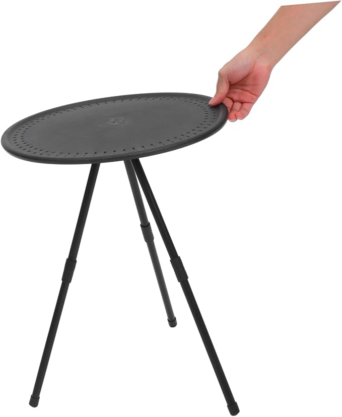 HANABASS Adjustable Height Camping Folding Table Small Foldable Outdoor Table for Easy Storage