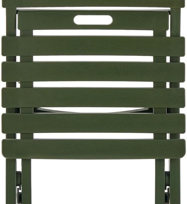 Terrasse Folding Chair – Versatile Camping Chairs Armless Folding Camping Chairs All-Weather Outdoor Patio Chairs Travel-Friendly Lawn Chairs Folding &amp Comfortable Beach Chairs (2 Avocado Gree