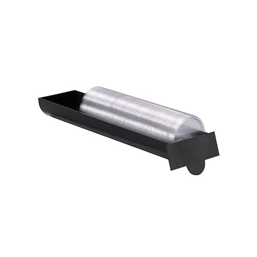 DISPENSE-RITE WR-CT-LID Lid Chute Insert for WR-CT Series Dispensers One-Size-Fits-All for 8 oz. to 44 oz. Lids Durable Black Polystyrene Construction Easy to Remove and Clean
