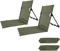 2 Pack Outdoor Camping BackrestsLightweight Foldable ChairaPark Leisure backrestBeach Portable Single Lazy ChairAluminum Lazy Backrest for for Lawn Outdoor Movie and Travel