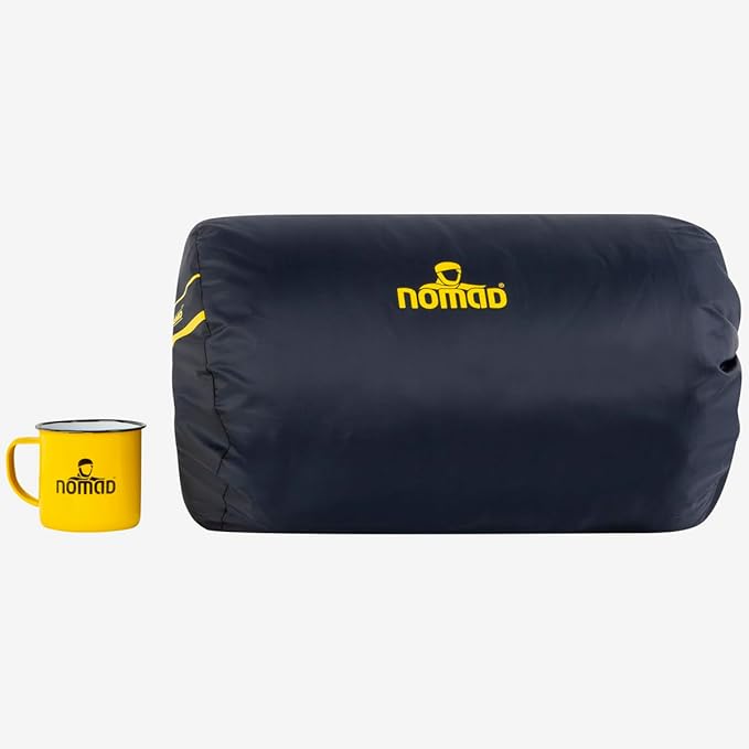 NOMAD Blazer Sleeping Bag - Premium 100% Percal Cotton Blanket Sleeping Bag for Camping and Sleepovers