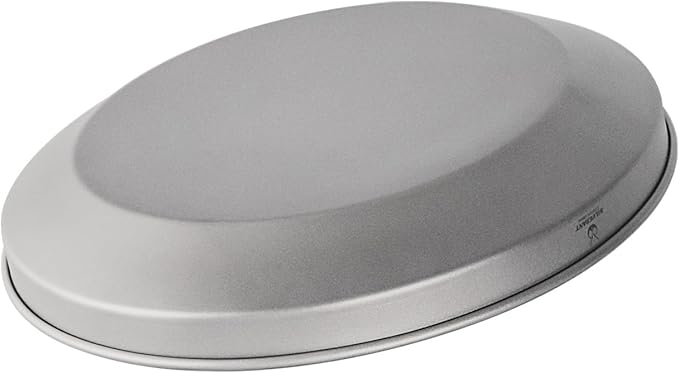 SILVERANT Titanium Trek Plate - Ultralight Durable Camping Dish Pan Plate - Outdoor Kitchen Essential for Backpacking &amp Camping - 1200ml