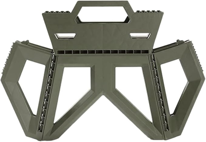 Portable Folding Fishing Stool Plastic Foldable Camping Stool with Handle for Outdoor Hiking and Fishing for Adults