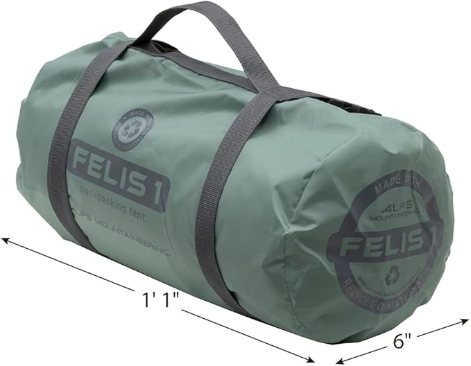 ALPS Mountaineering Felis 1-Person Tent Recycled Materials