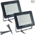 2 Pack Cool White 30W LED Flood Light Outdoor Waterproof IP65 Wall Security Landscape Lamp Home Square Yard Garage Street Pathway Spike Stand Low Voltage 12V 24V 36V 48V 60V DC AC