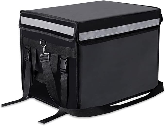 TooCust Insulated Bags For Food Delivery XXXL- 20.5 x 16.5 x 16.5 Commercial Insulated Food Delivery Bag w/Divider Waterproof &amp Foldable Catering Bag Food Deliveries 15 inch Pizza Delivery B