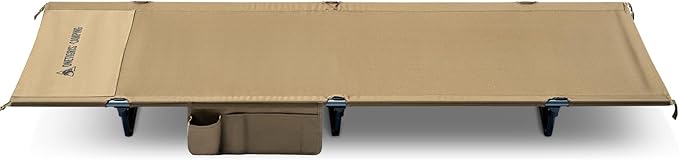 ONETIGRIS SUPRAGRIS Camping Cot Support Up to 400lbs Lightweight Comfortable Folding Bed for Camping Hiking Backpacking Travel Car Trips Office Nap