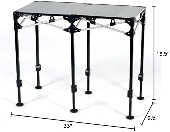 E-Z UP Instant Table System 2 by 4' Silver