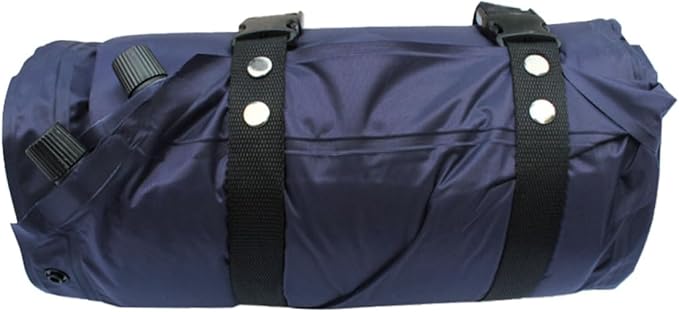 Portable Inflatable Camping Sleeping Pad with Pillow Wear Resistant Lightweight Mat for Outdoor Hiking Picnic Tent Use Warm Insulation Convenient Design for Single Person