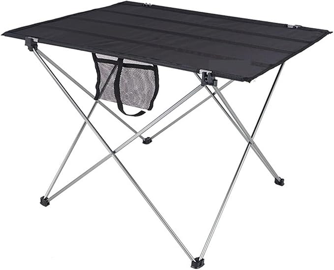 Outdoor Folding Table Super Lightweight Portable Picnic Aluminum Alloy Barbecue Water-Resistant Easy to Fold 88.2lbs Capacity