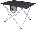 Outdoor Folding Table Super Lightweight Portable Picnic Aluminum Alloy Barbecue Water-Resistant Easy to Fold 88.2lbs Capacity