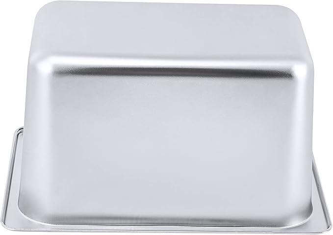 6 Pack 1/4 Size Stainless Steel Steam Hotel Pan 10.4x6.3x6in Steam Table Pan Food Service Pan for Party Kitchen Restaurant Hotel