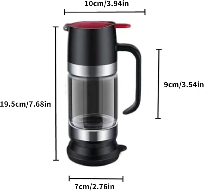 High Borosilicate Glass Honeys Bottle Leak Storage Container for Syrups and Sweeteners Portable Syrup Dispenser Kitchen