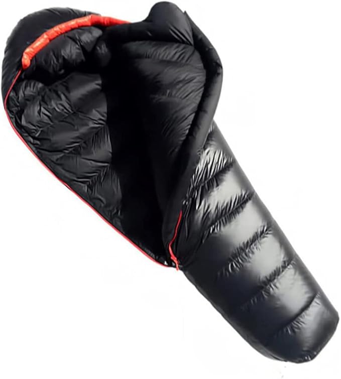 Down Sleeping Bag Filling 1000g White Goose Down Winter Sleeping Bag Ultralight Backpacking Mummy Down Sleeping Bag for Lightweight Hiking &amp Camping