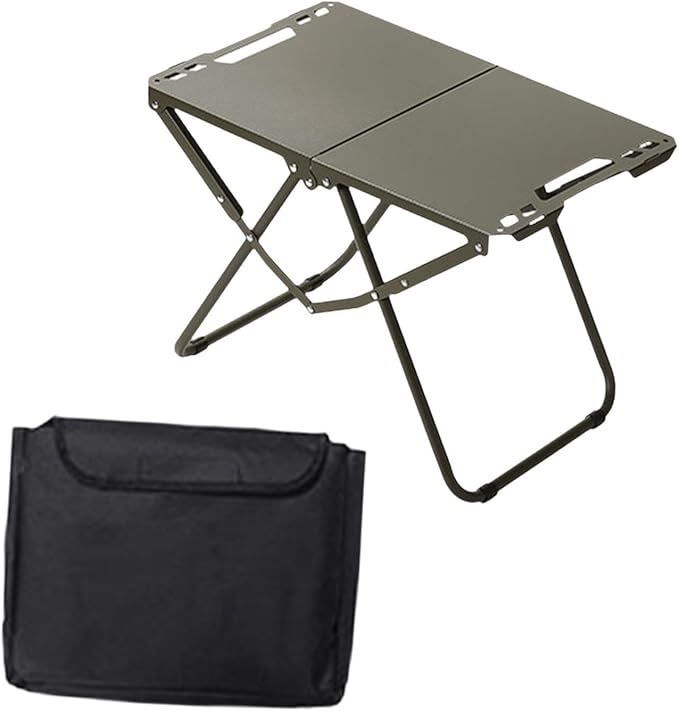 Folding Camping Table Foldable Table Multipurpose Portable Folding Table Outdoor Table for Camping Patio Barbecue Outdoor Green