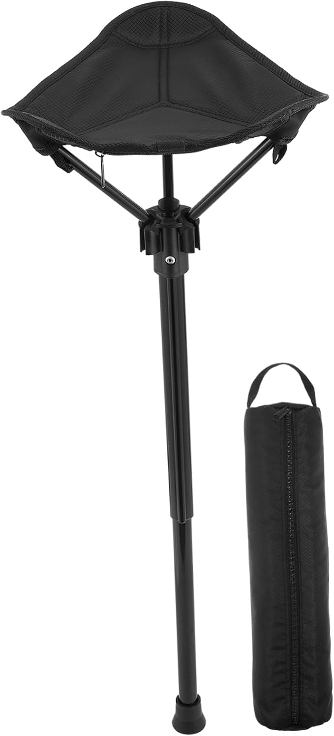 Portable Folding Stool Chair Lightweight Easy to Carry Height for Outdoor Use Durable and Sturdy Design for Camping and Travel