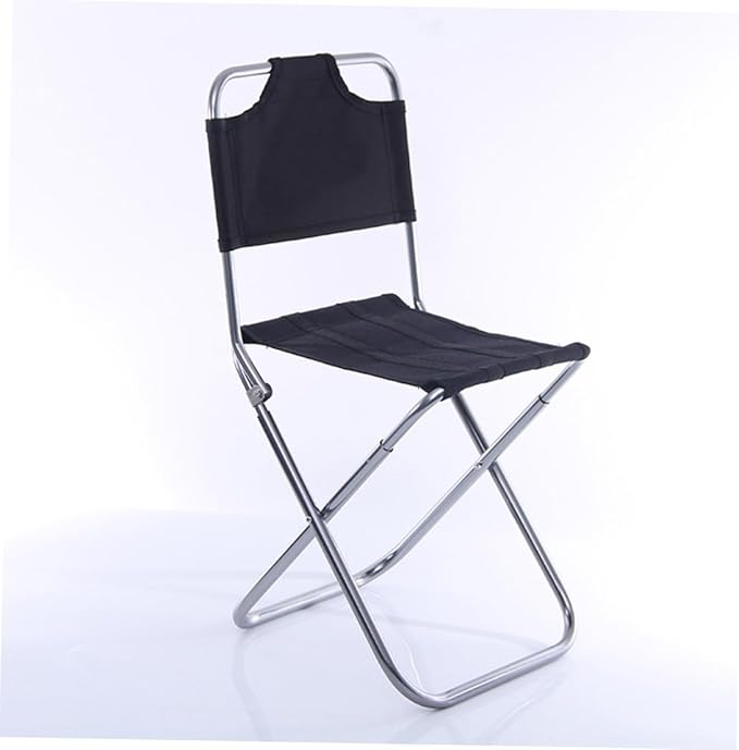 Portable Folding Camping Stool Aluminum Alloy Fishing Chair Comfortable Backrest for Outdoor Adventures