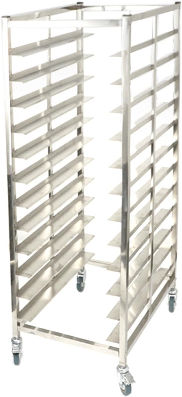Large Bread Pan Rack Rolling Baking Speed Rack Commercial Cooking For Home And Use(129x46x60cm-12Tier)